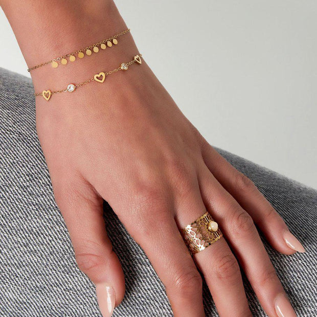 Armband Met Hart En Diamant