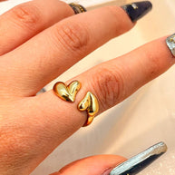 Double Heart Ring