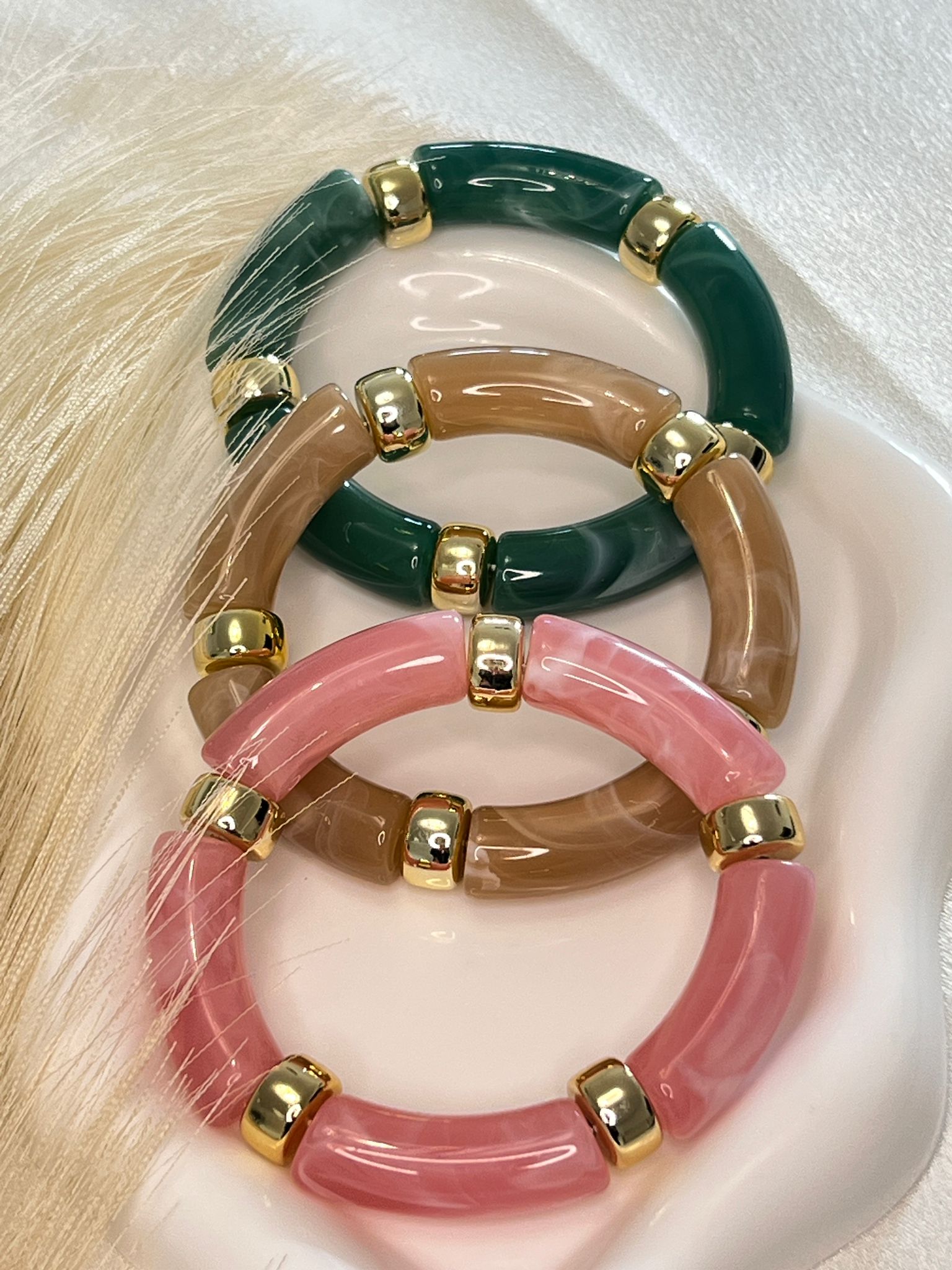 Luxe Acryl Armbanden