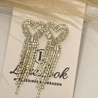 Hart Kristal Oorbellen