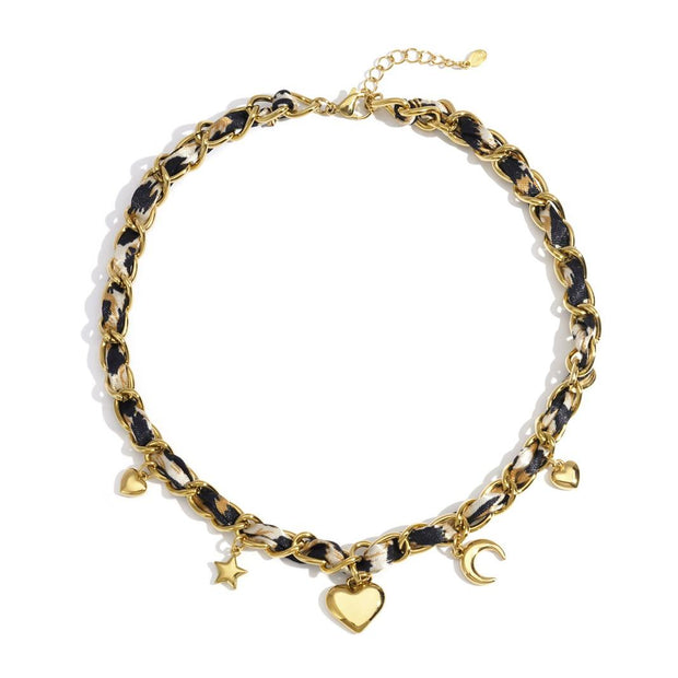 Roestvrijestalen Halsketting Star