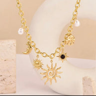 Boho Sun Ketting