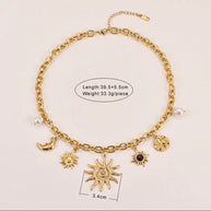 Boho Sun Ketting
