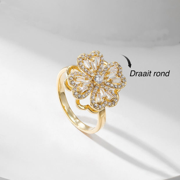 Spinning Clover Ring – Anti-Stress Ring