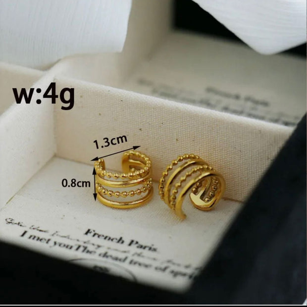 Four Layer Ear Cuff