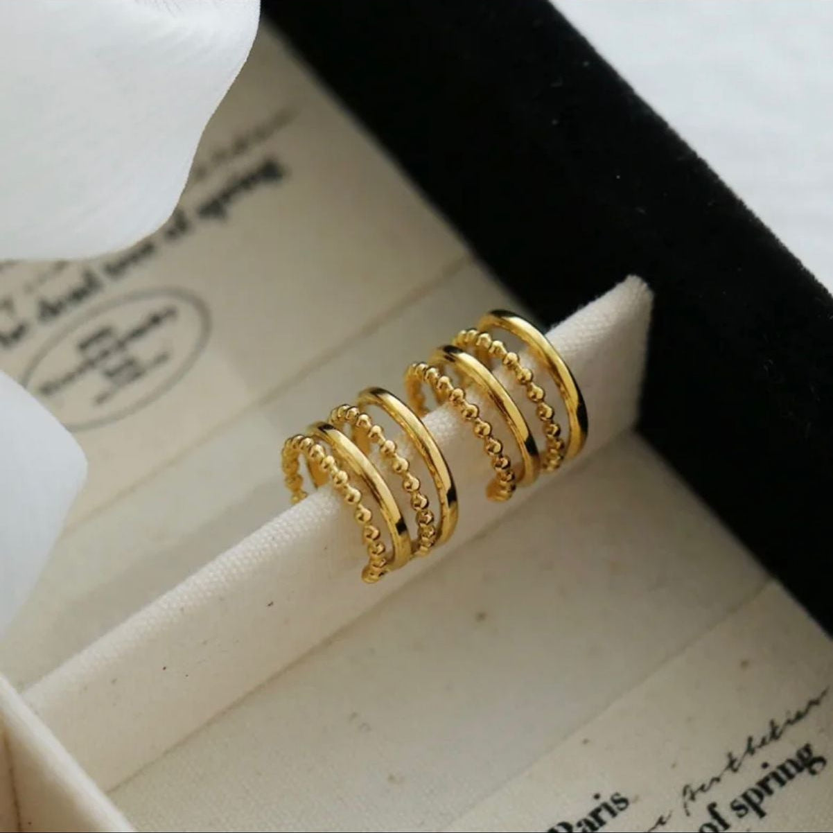 Four Layer Ear Cuff