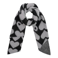 Wintersjaal Met Hartjes