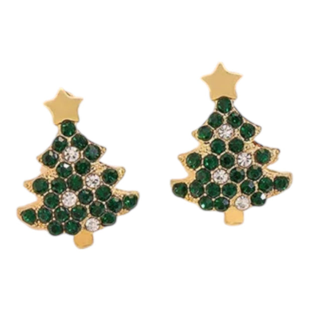 Luxe Kerstboom Oorbellen