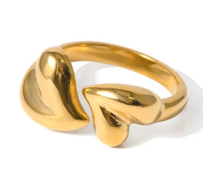 Double Heart Ring
