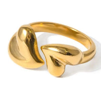 Double Heart Ring