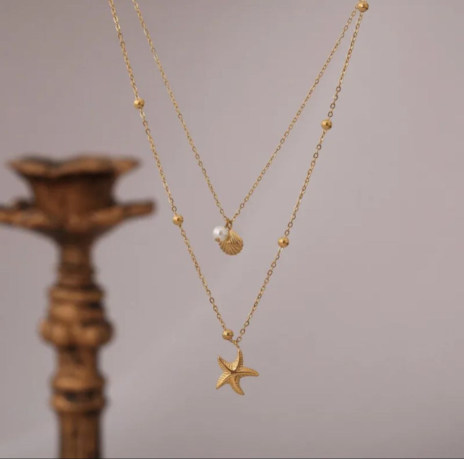 Parel / Zeester Ketting